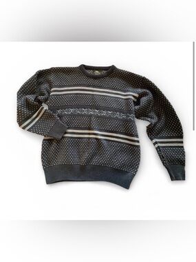 Vintage Jantzen Knit Sweater Mens M Women Oversized USA Textured Crewneck Retro